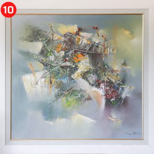 Tranh sơn dầu Trương Minh Dự "Mênh mang sông nước"